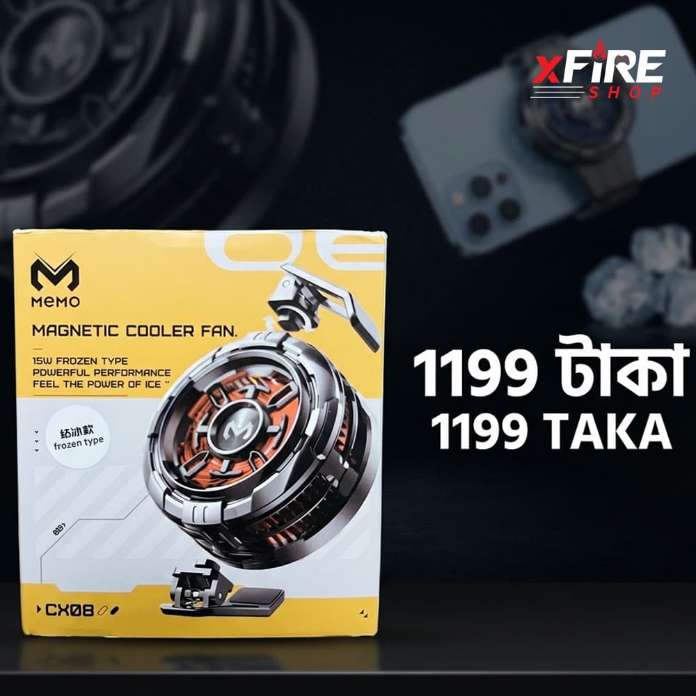 Memo CX08 Magnetic Phone Cooler 15W Gaming Cooling Fan