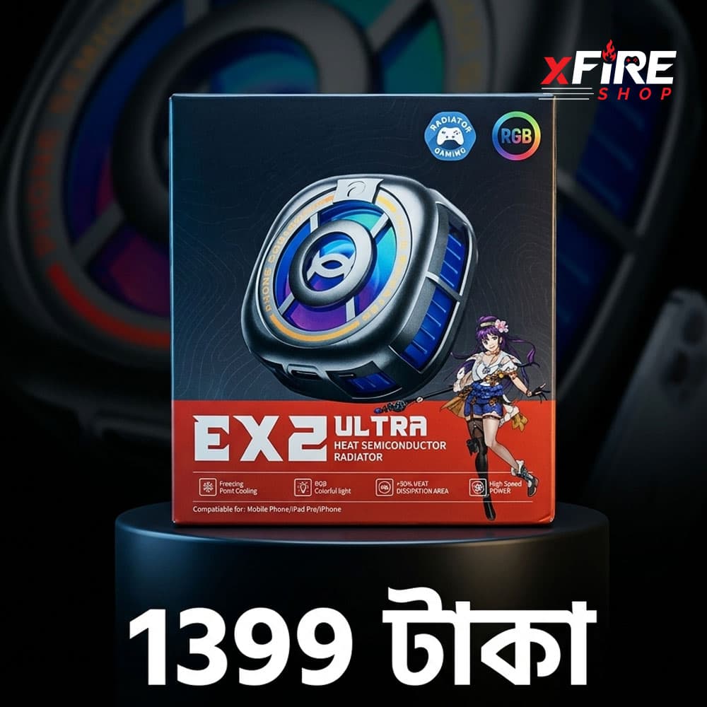 Plextone EX2 Ultra RGB Magnetic Phone Cooler Gaming Radiator