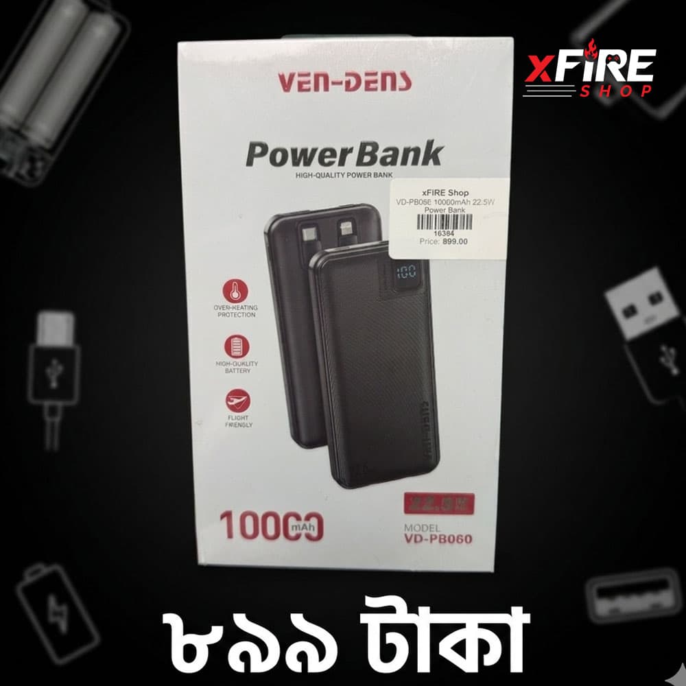 VD-PB060 10000mAh 22.5W Power Bank