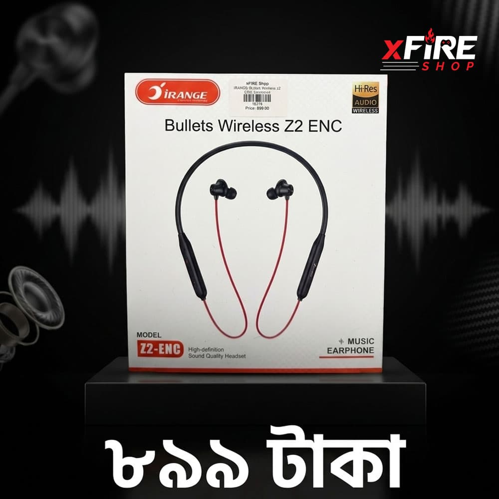 iRANGE-Bullets Wireless z2 ENC Neckband