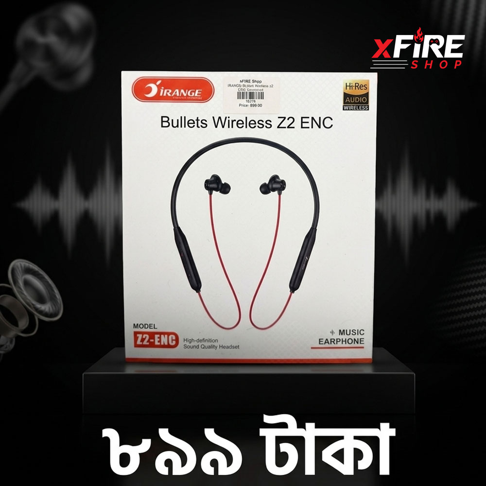 iRANGE-Bullets Wireless z2 ENC Neckband