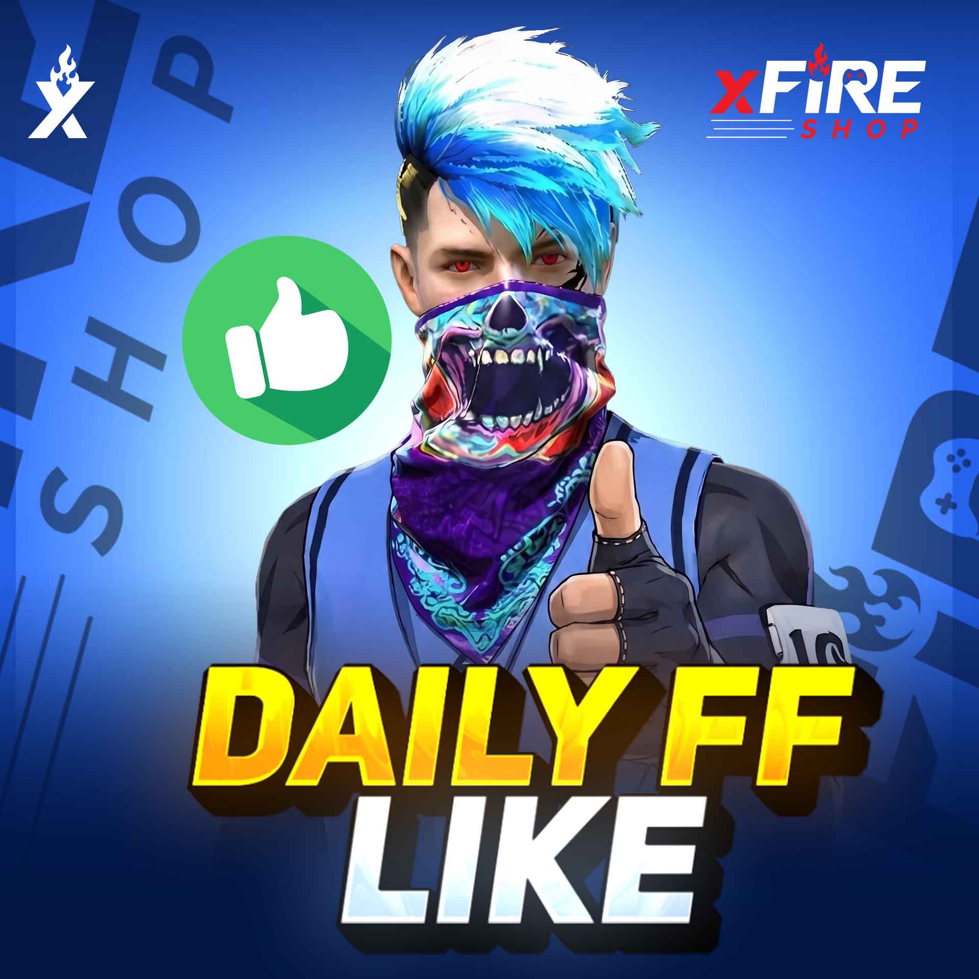 Free Fire - 100 Like প্রতিদিন